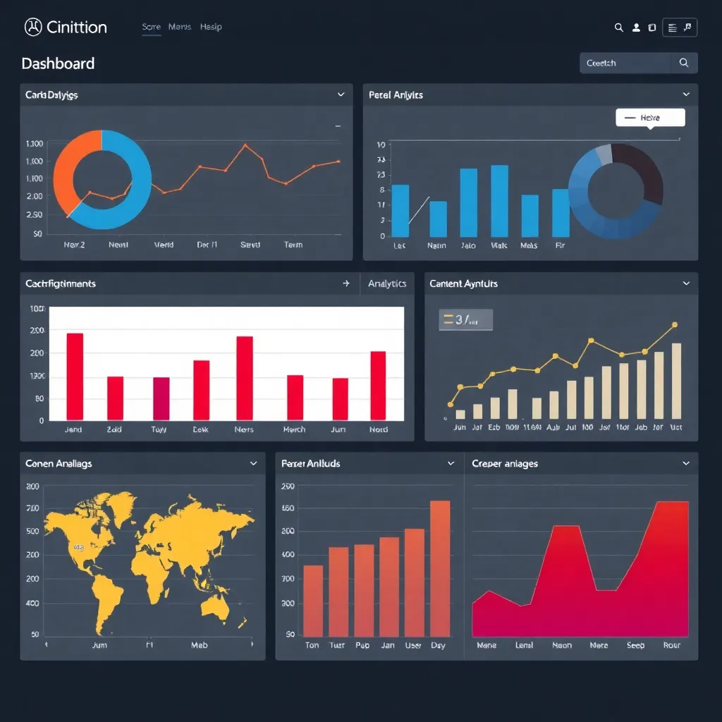 Datenvisualisierung eines Business Intelligence Projekts mit interaktiven Dashboards